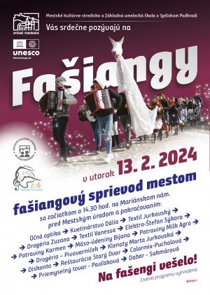 Fašiangový sprievod mestom_ 13.2.24
